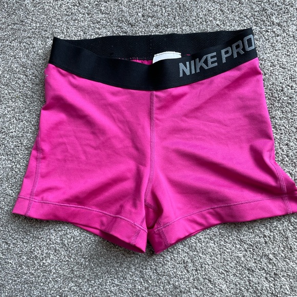 Nike Shorts Pink Nike Pro Shorts Poshmark